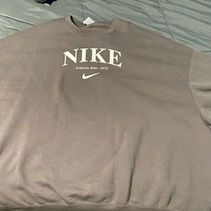 Oversized Nike fleece sweatshirt